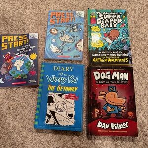📚✨ Scholastic Kids Chapter Book Bundle – Dog Man, Wimpy Kid & More! ✨📚